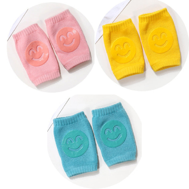 Summer Terry Baby Socks Knee Pads / Non Slip Crawling Socks