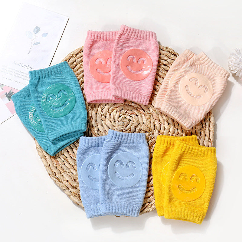 Summer Terry Baby Socks Knee Pads / Non Slip Crawling Socks