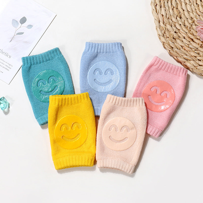 Summer Terry Baby Socks Knee Pads / Non Slip Crawling Socks