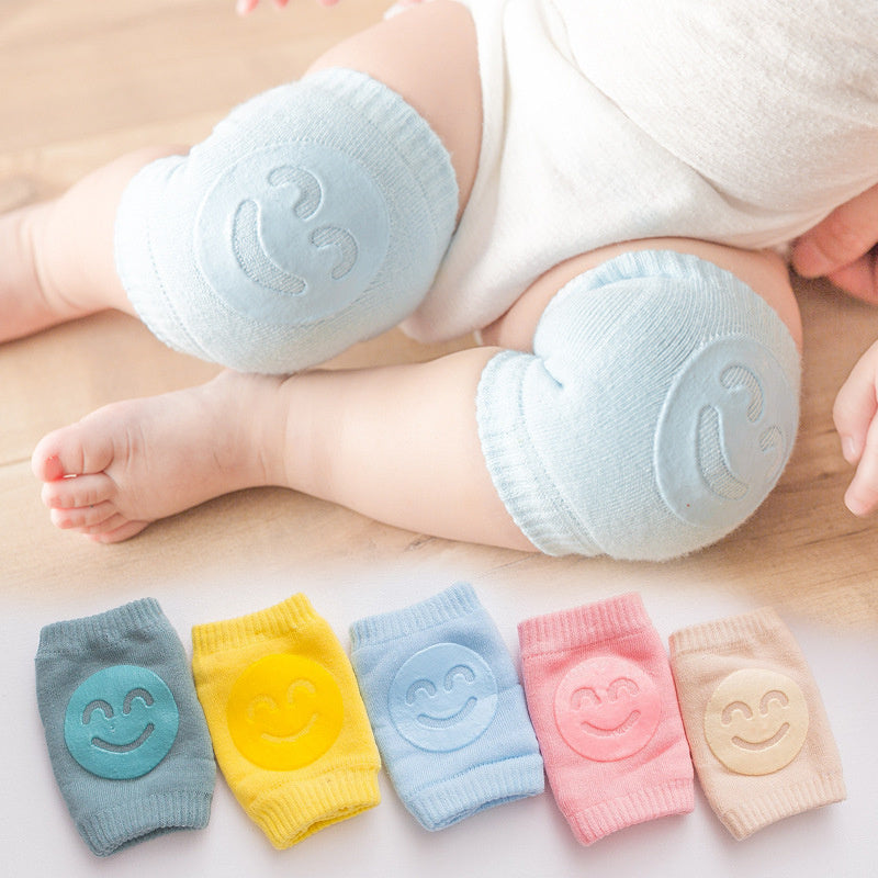 Summer Terry Baby Socks Knee Pads / Non Slip Crawling Socks