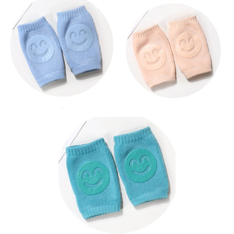 Summer Terry Baby Socks Knee Pads / Non Slip Crawling Socks
