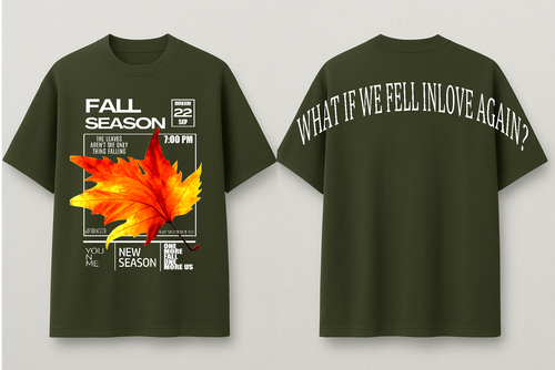 NMBA Club Oversized Tee - Fall Drop 01 (Olive)